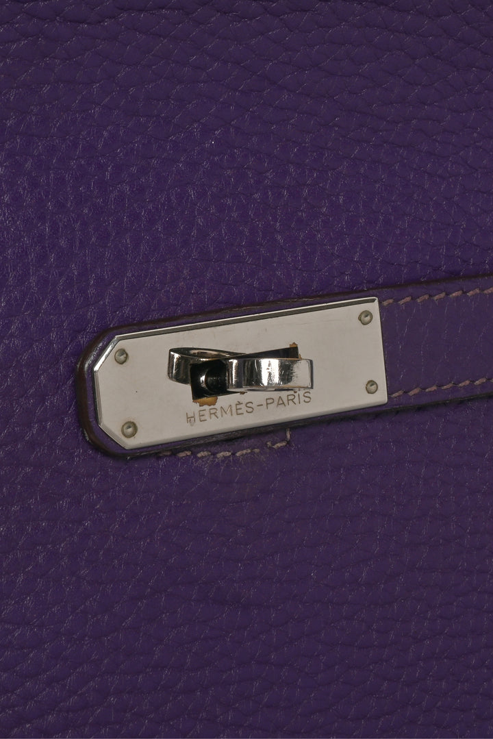 Hermes 2010 Clemence Leather Jypsiere 28 Crossbody