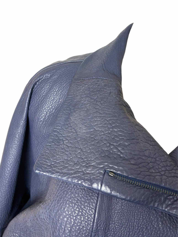 Maria Cornejo Size 6 Panelled Leather Jacket