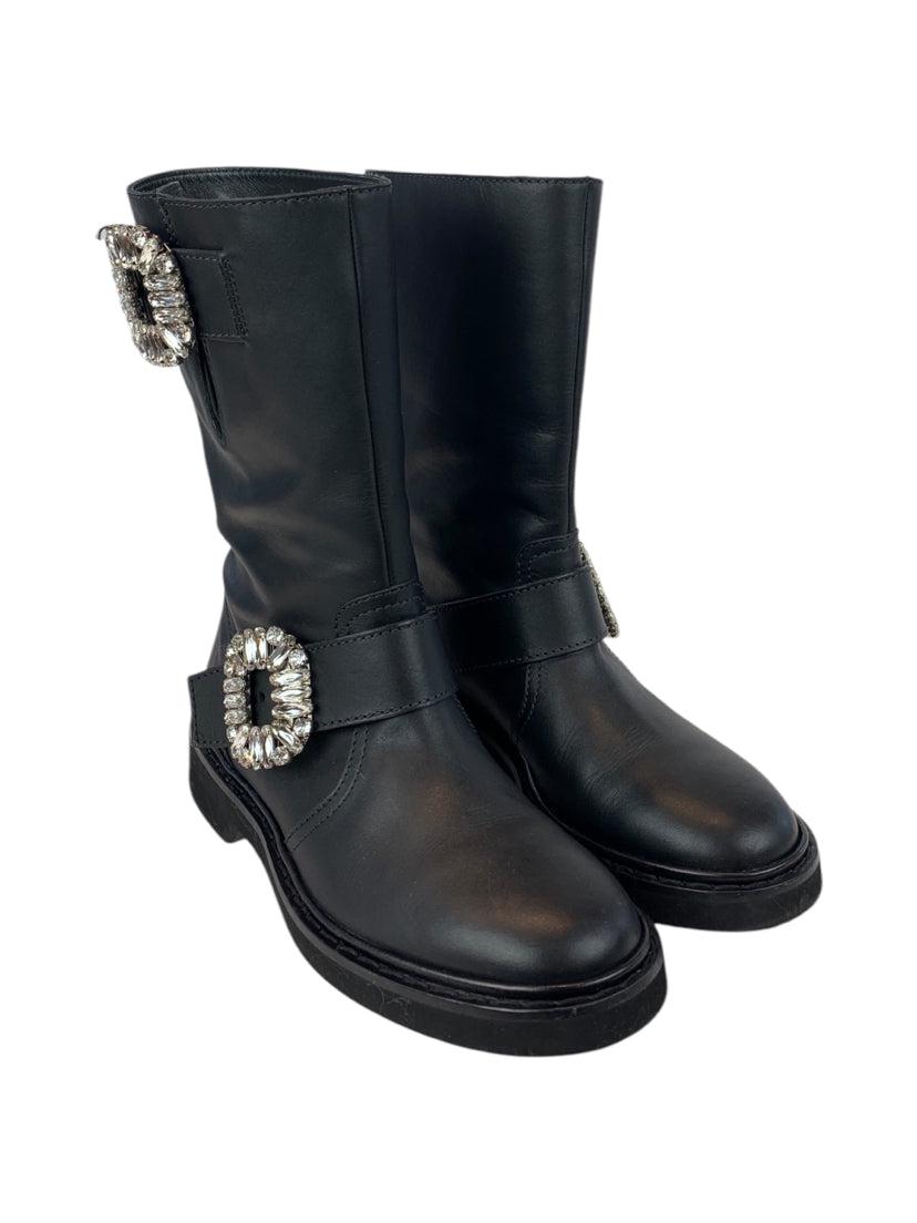 Roger Vivier Size 35 Viv Biker Boot 25