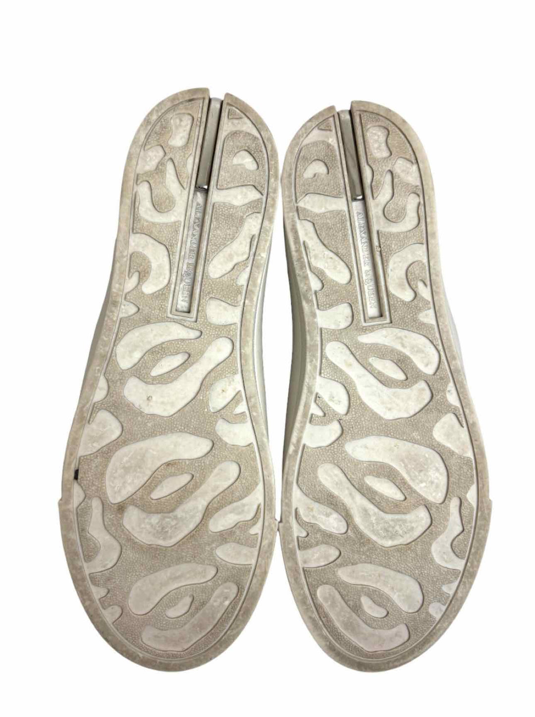 Alexander Mcqueen Size 42 Men's Patchwork Canvas Slip-on Sneakers