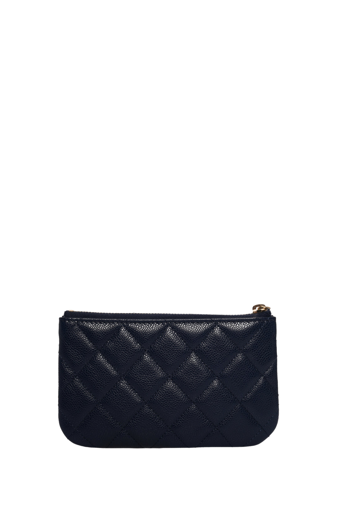 Chanel Caviar Classic Mini Zip Pouch Wallet