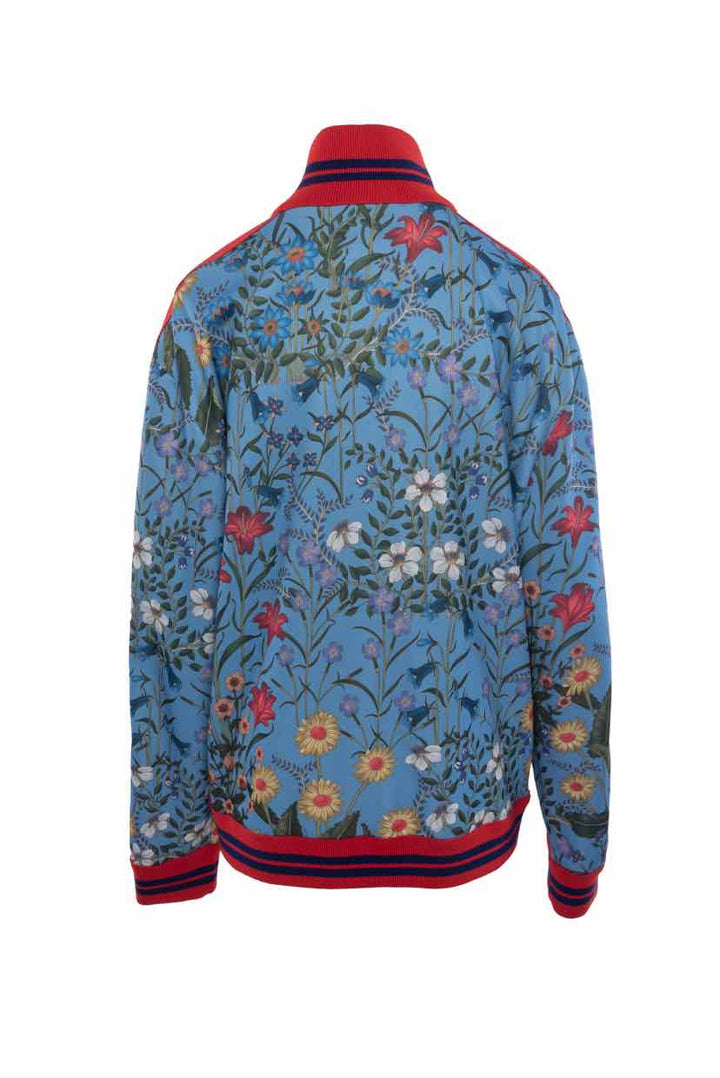 Gucci Size XL Men's Gucci New Flora Print Stripe Detail Track Jacket