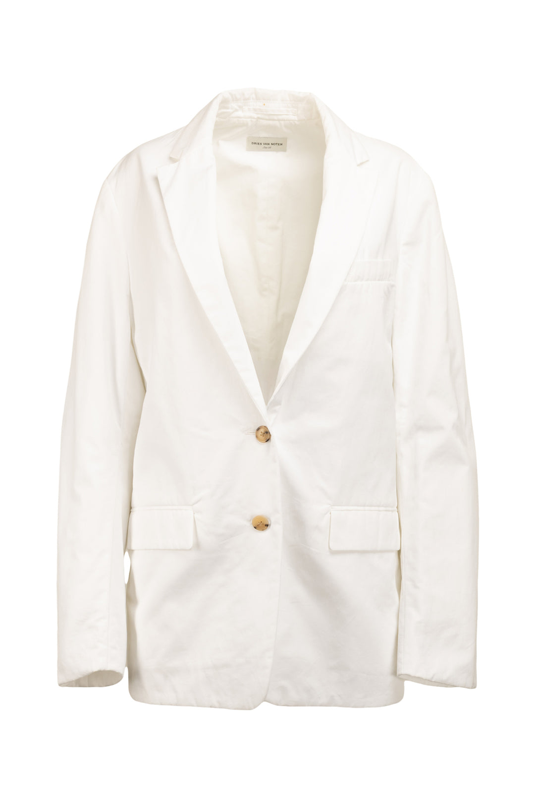 Dries Van Noten Size 38 Single Breasted Padded Blazer