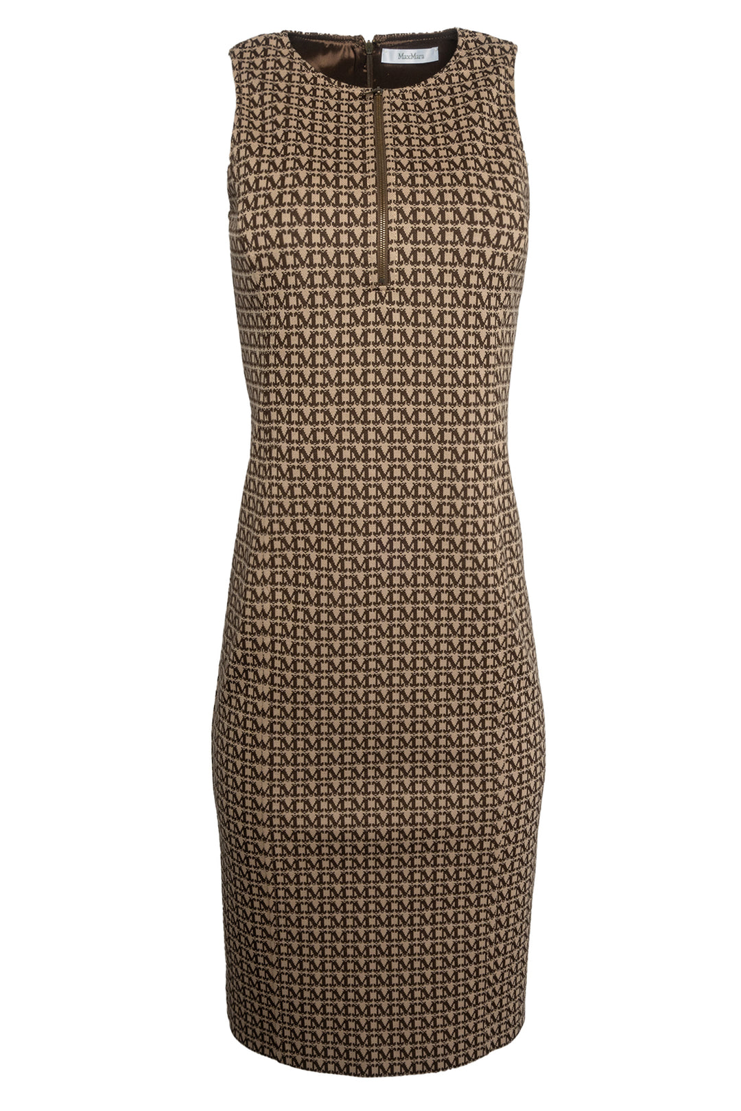 Max Mara Size 8 Monogram Cotton Dress