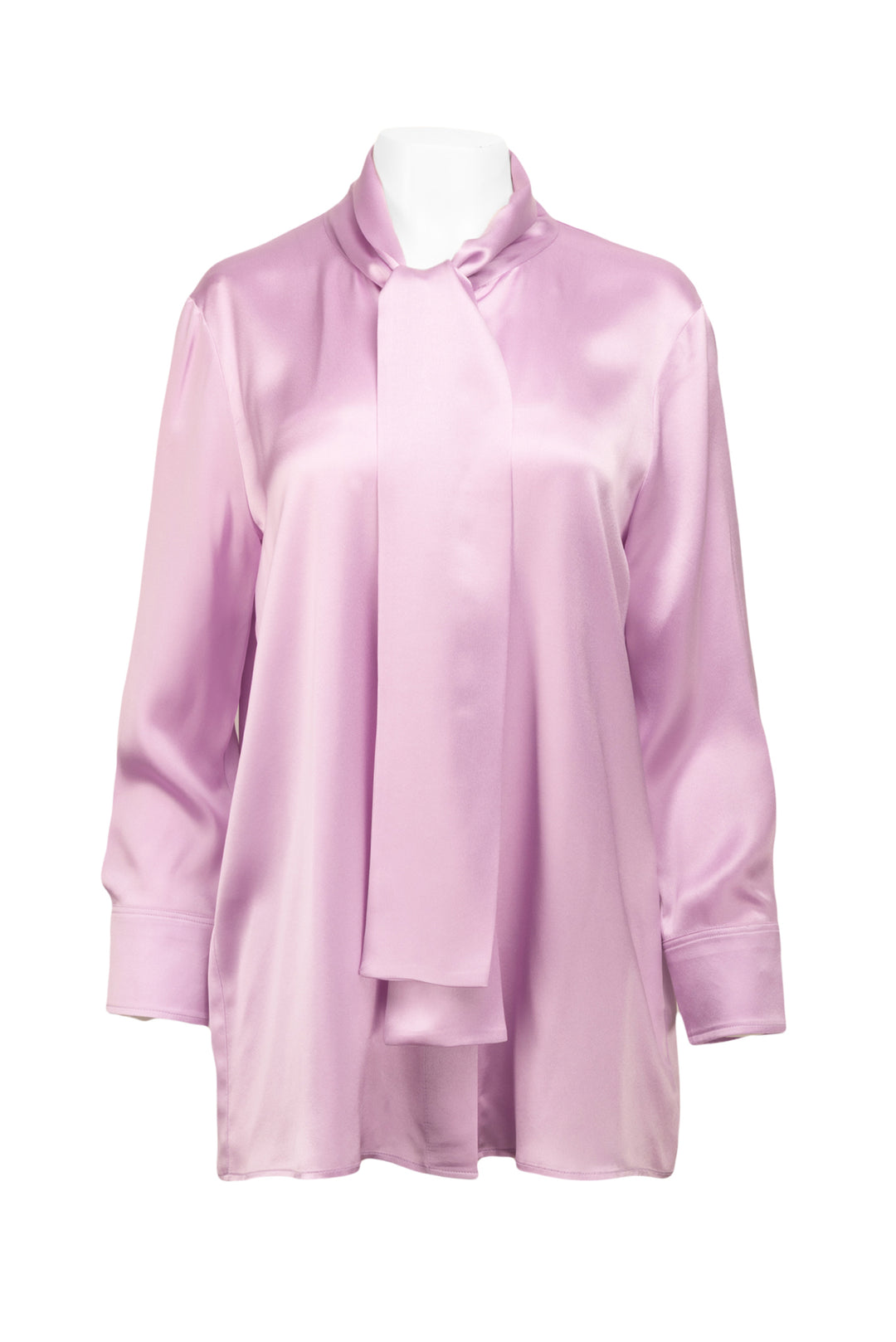 Oscar De La Renta Size 14 Pussybow Silk Blouse