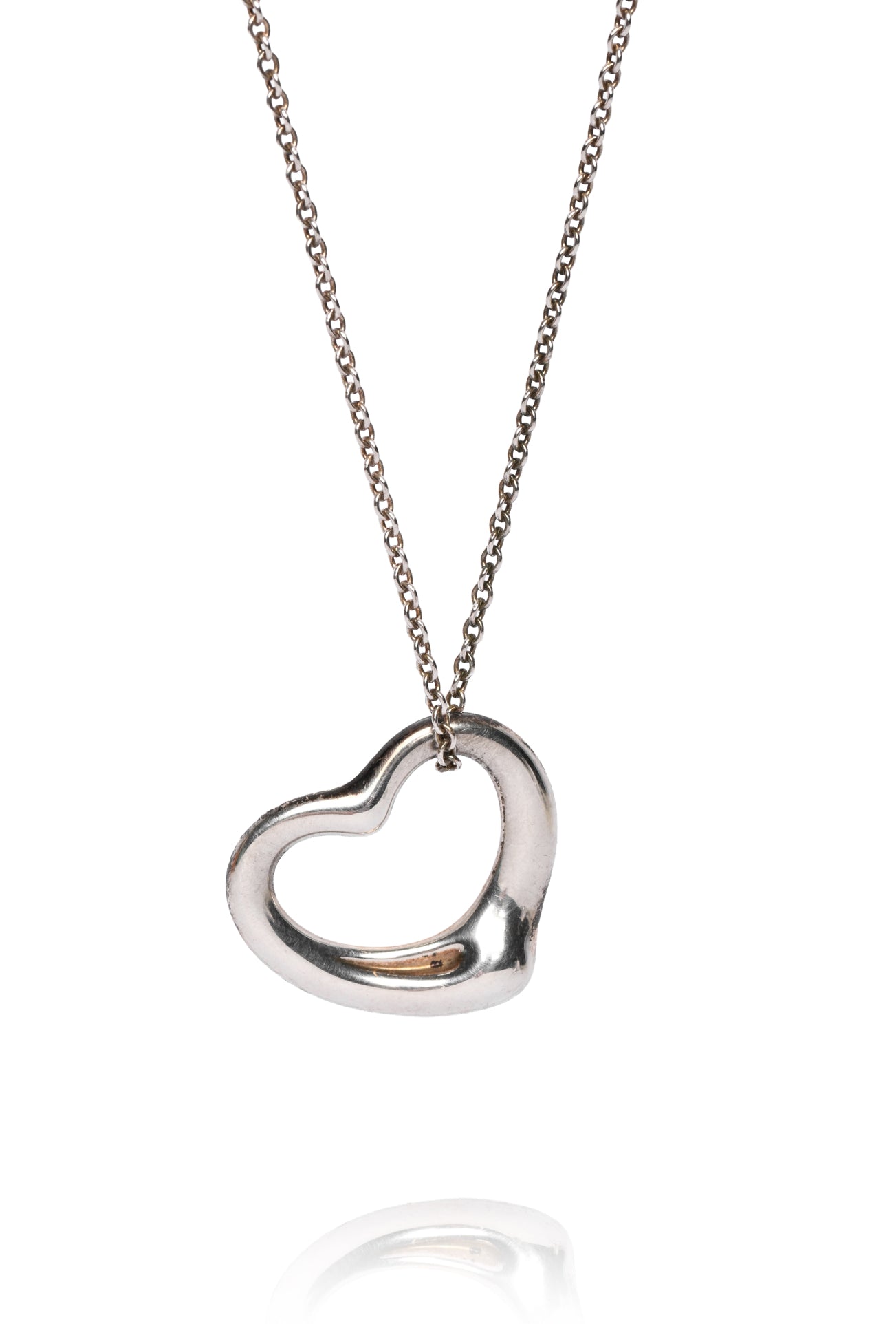 Tiffany & Co x Elsa Peretti Open Heart Pendant Necklace - Luxury