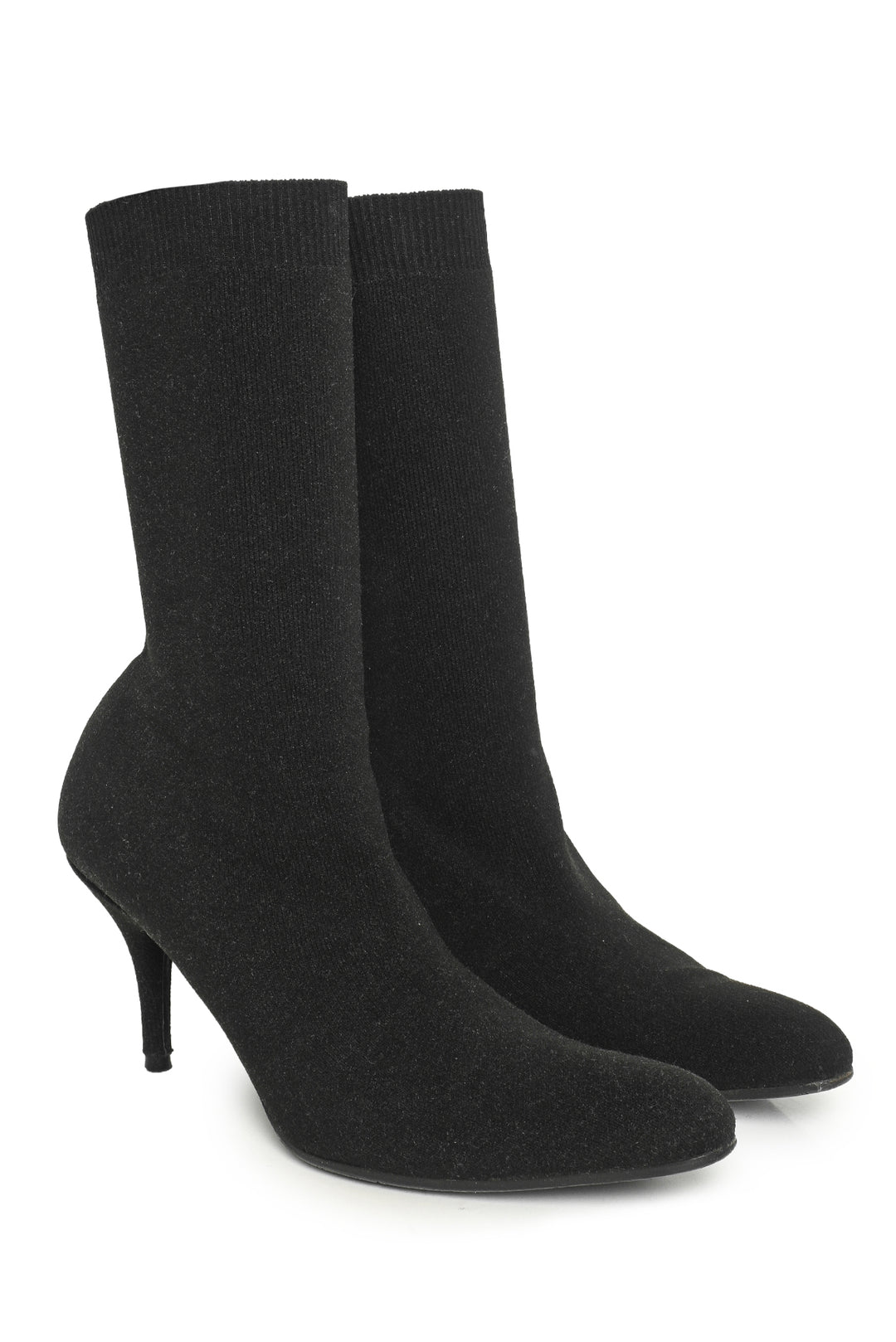 Balenciaga Size 36 Knife Knit Sock Ankle Boots