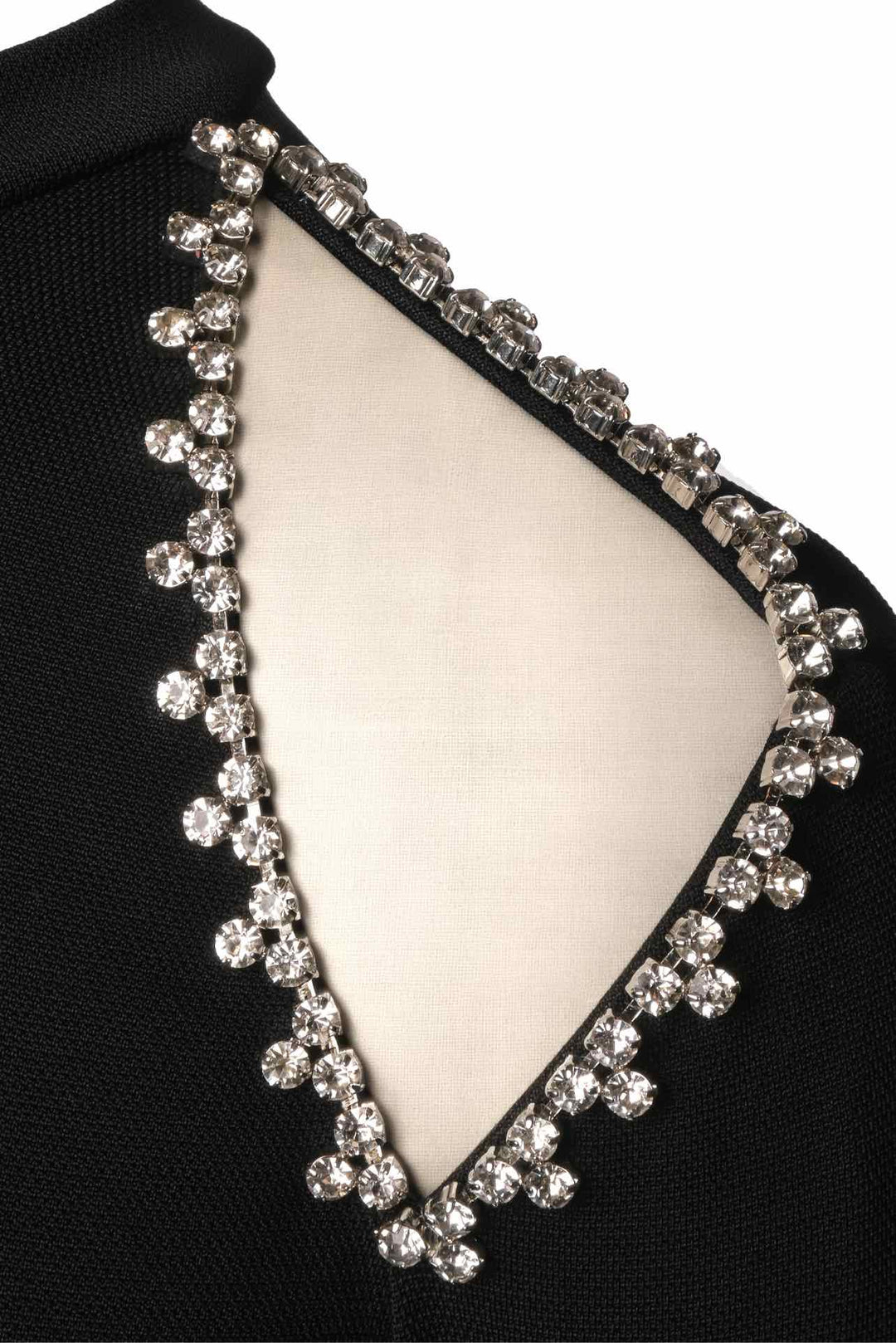 Area Size XS Crystal Cutout Bodysuit