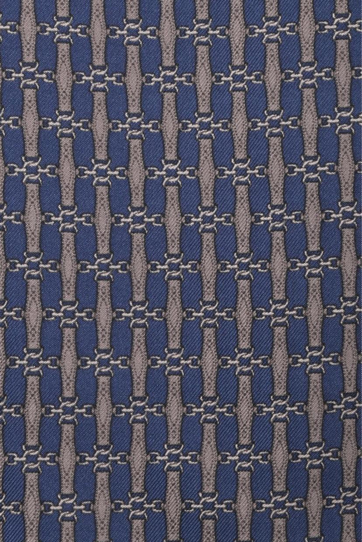 Hermes Silk Twill Strap & Ring Print Pocket Scarf