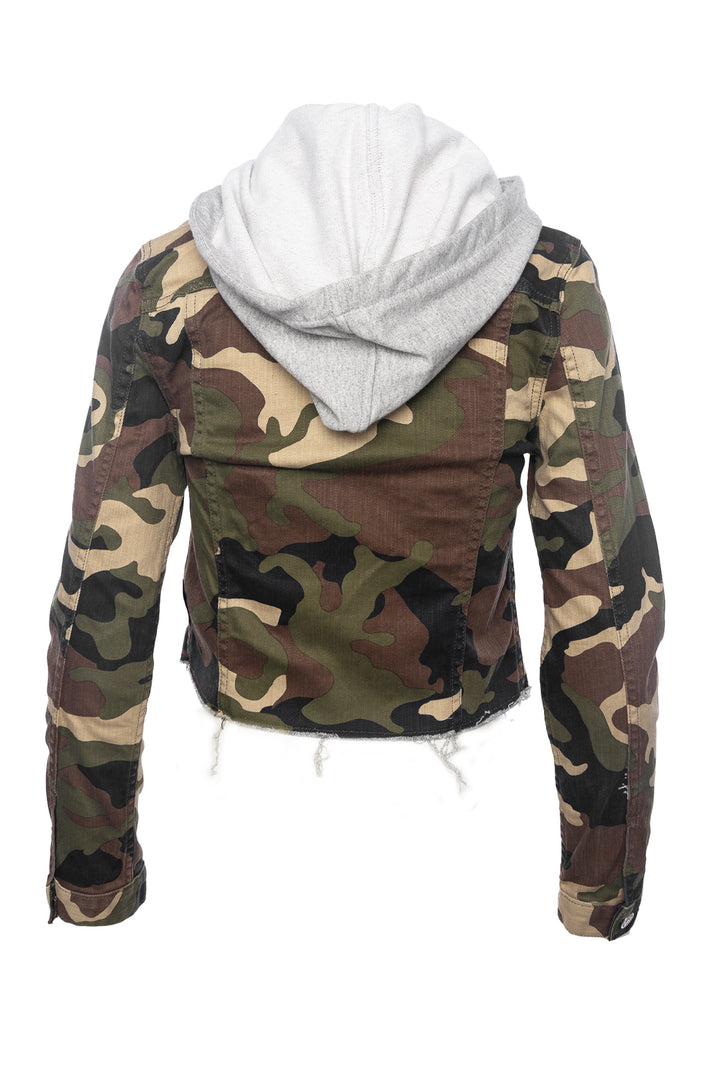 Veronica Beard Size XS Cropped Camo Jacket