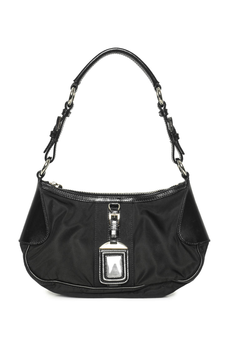 Prada Tessuto Nylon & Leather Shoulder Bag