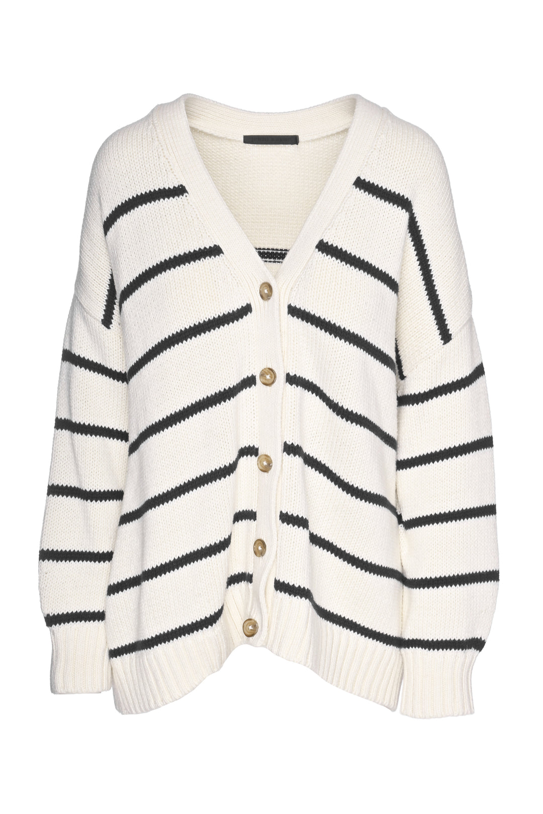 Jenni Kayne Size S Cotton Striped Cardigan