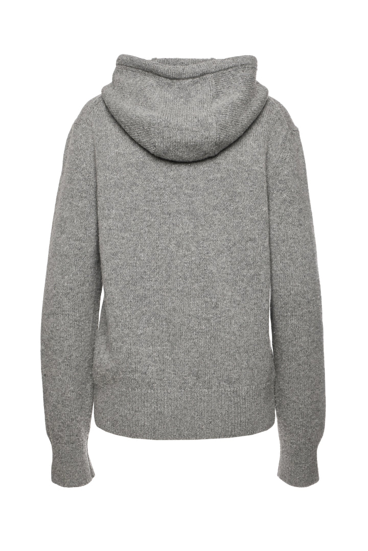Burberry Size S EKD Intarsia-Knit Hooded Sweater