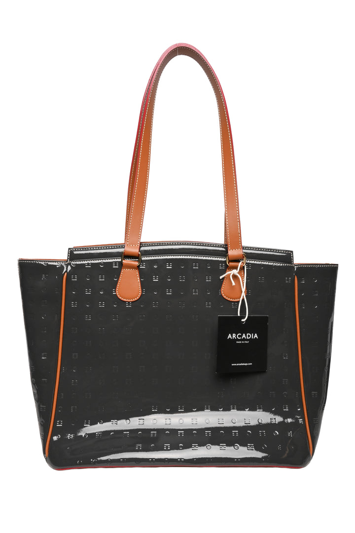 Arcadia Patent Leather Tote