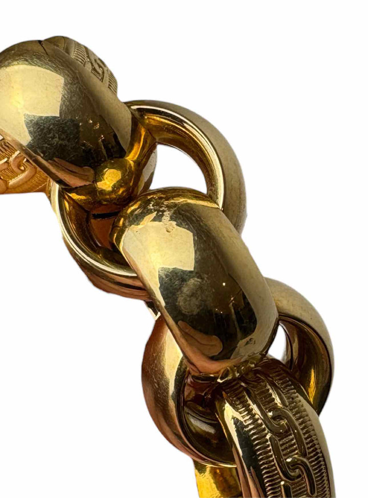 18K White, Yellow and Rose  Gold Bracelet With Diamonds