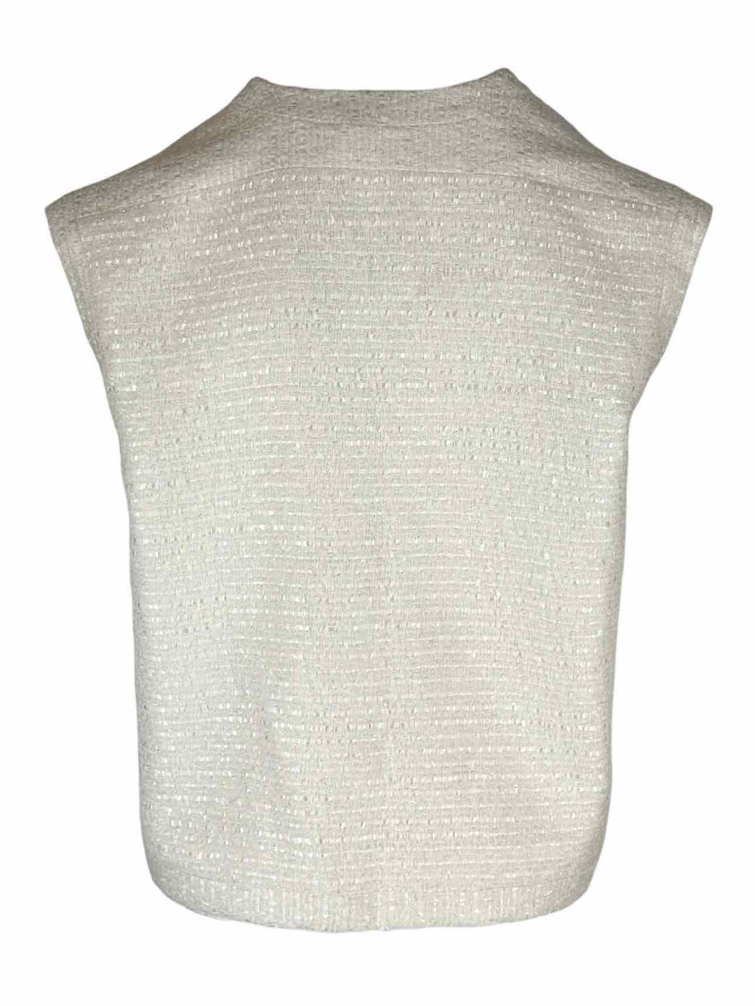 Jumper Zhang Size M Tweed Button-Up Vest