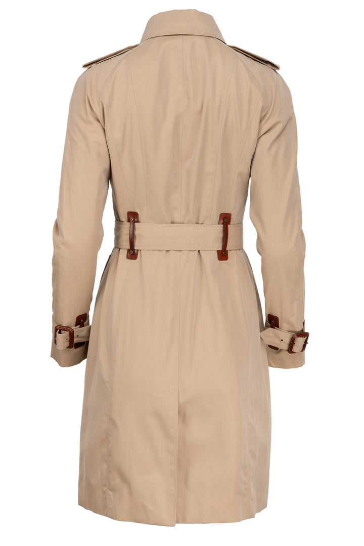 Burberry Size 4 Mid-Length Trench Coat