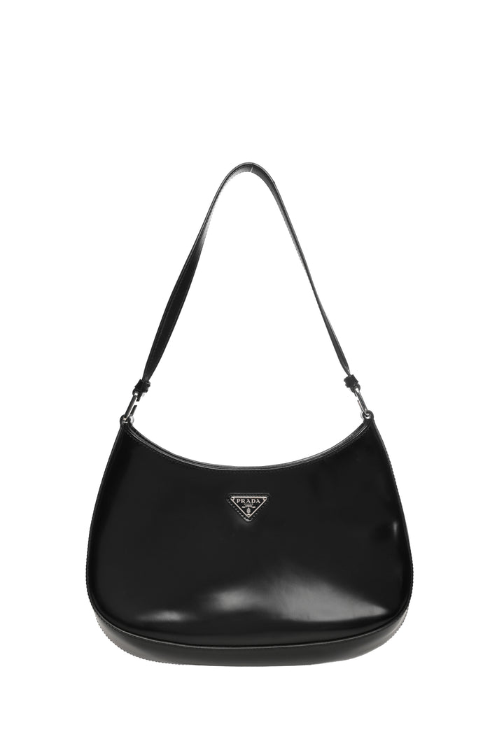 Prada Cleo Brushed Leather Shoulder Bag