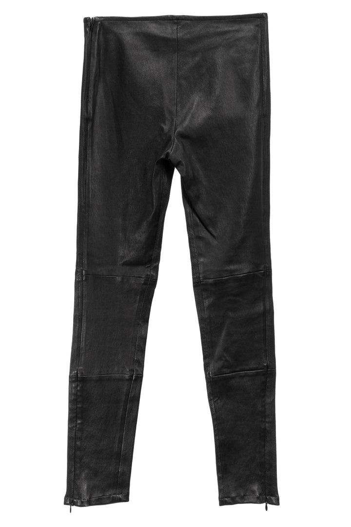 The Row Size XS Stitch Detail Leather Leggings