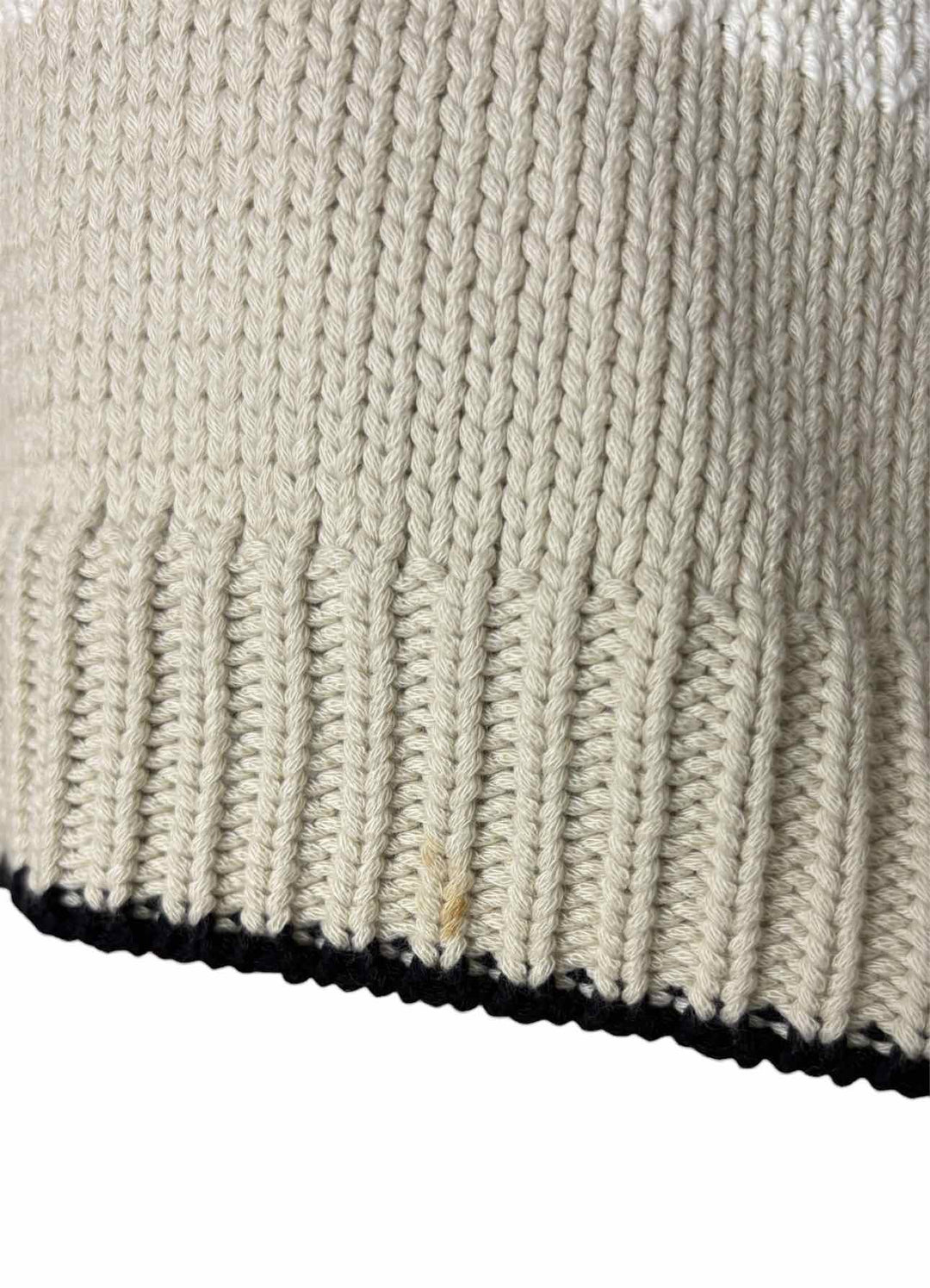 Brunello Cucinelli Size S Striped Cotton Blend Sweater
