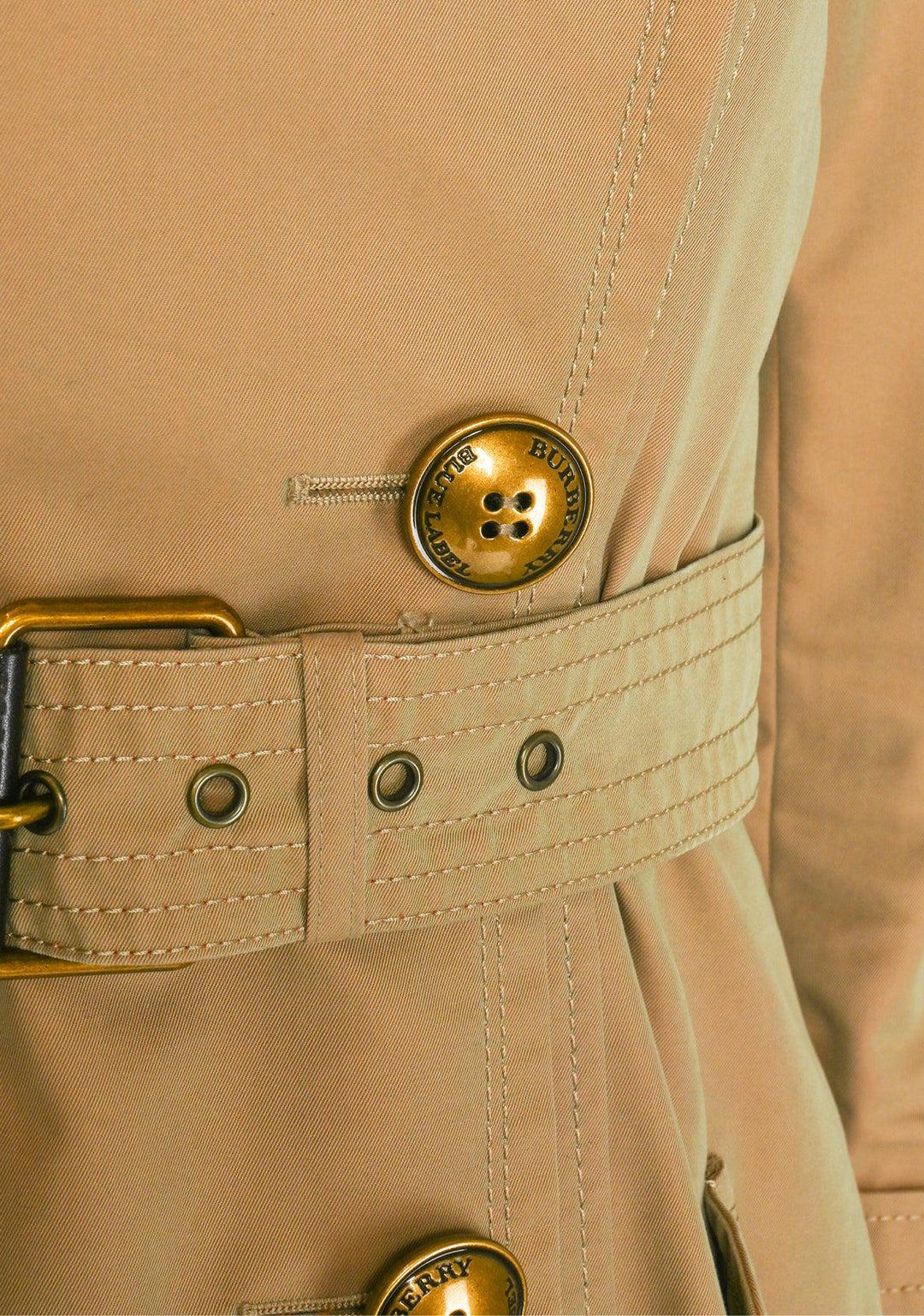 Burberry Blue Label Size 38 Double Breasted Trench Coat