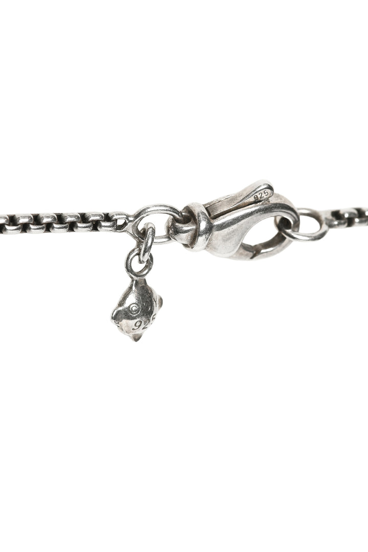 David Yurman Silver Le Petit Coeur Sculpted Diamond & Rose Quartz Heart Necklace