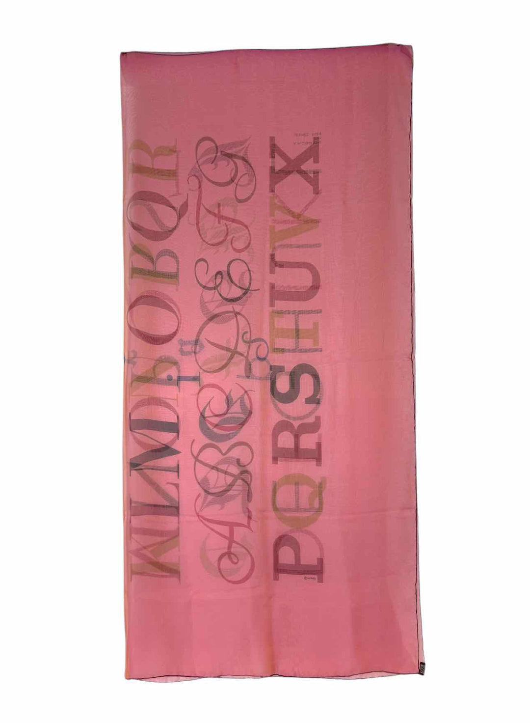 Hermes A.M. Cassandre Silk Alphabet Scarf
