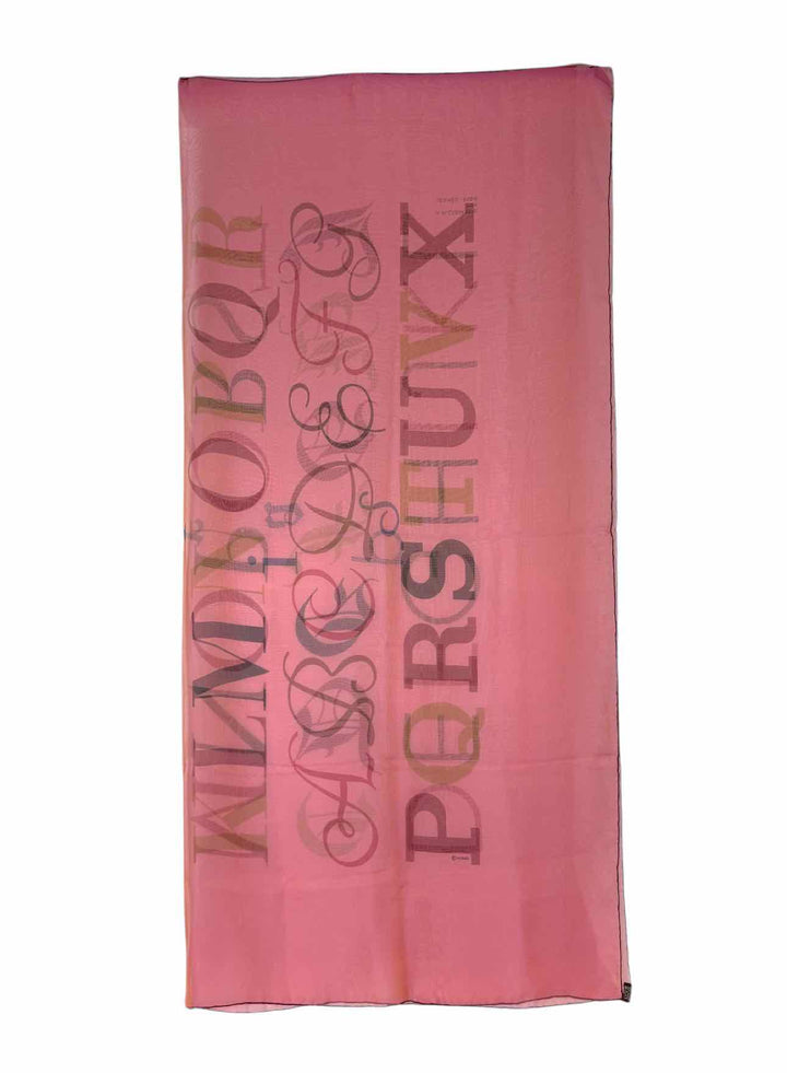 Hermes A.M. Cassandre Silk Alphabet Scarf