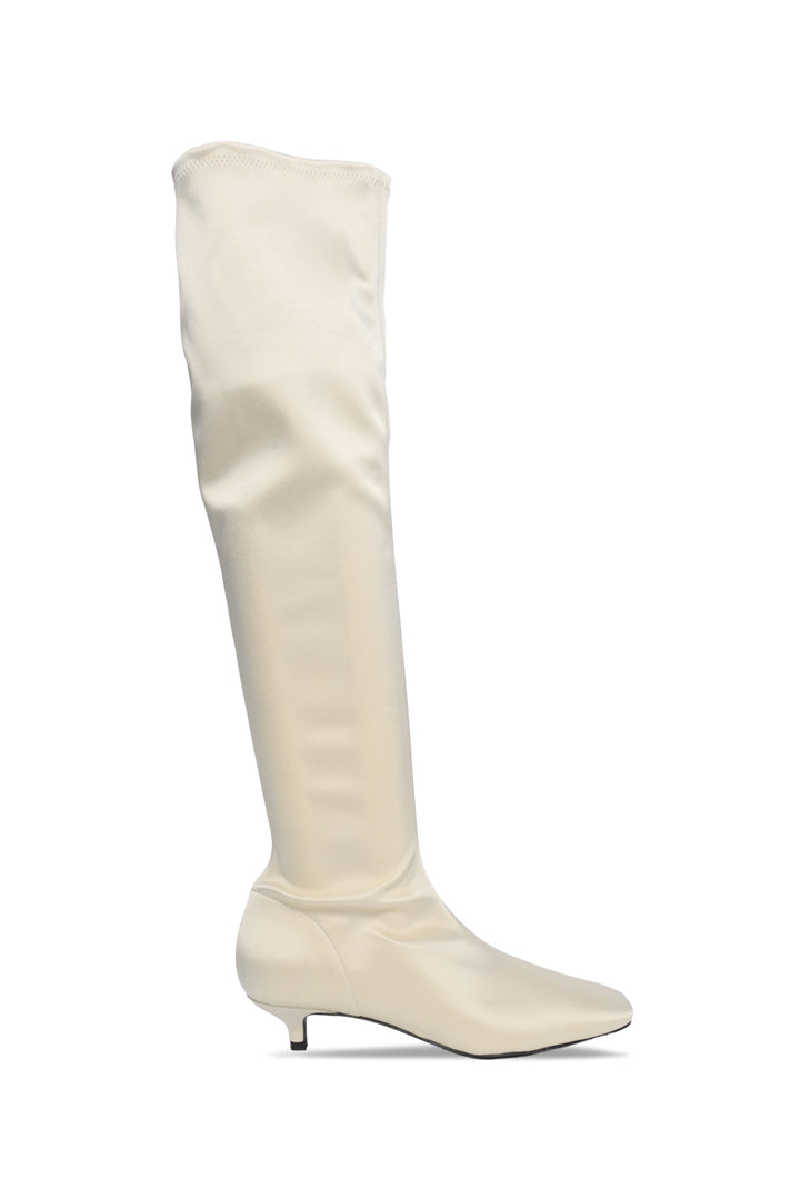 Toteme Size 39 Satin Knee-High Boots