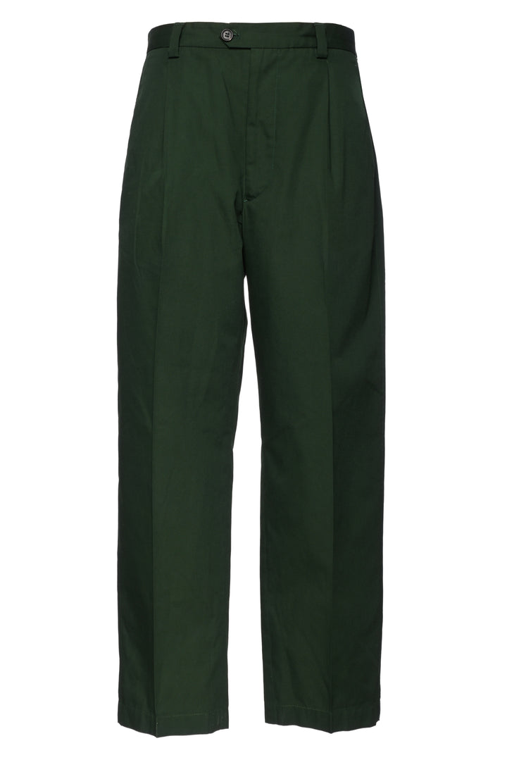 Prada Size 32 Men's 2024 Pleated Logo Pants