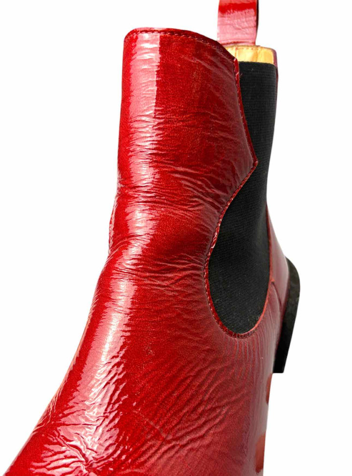John Fluevog Size 8.5 Tracker Platform Chelsea Ankle Boots