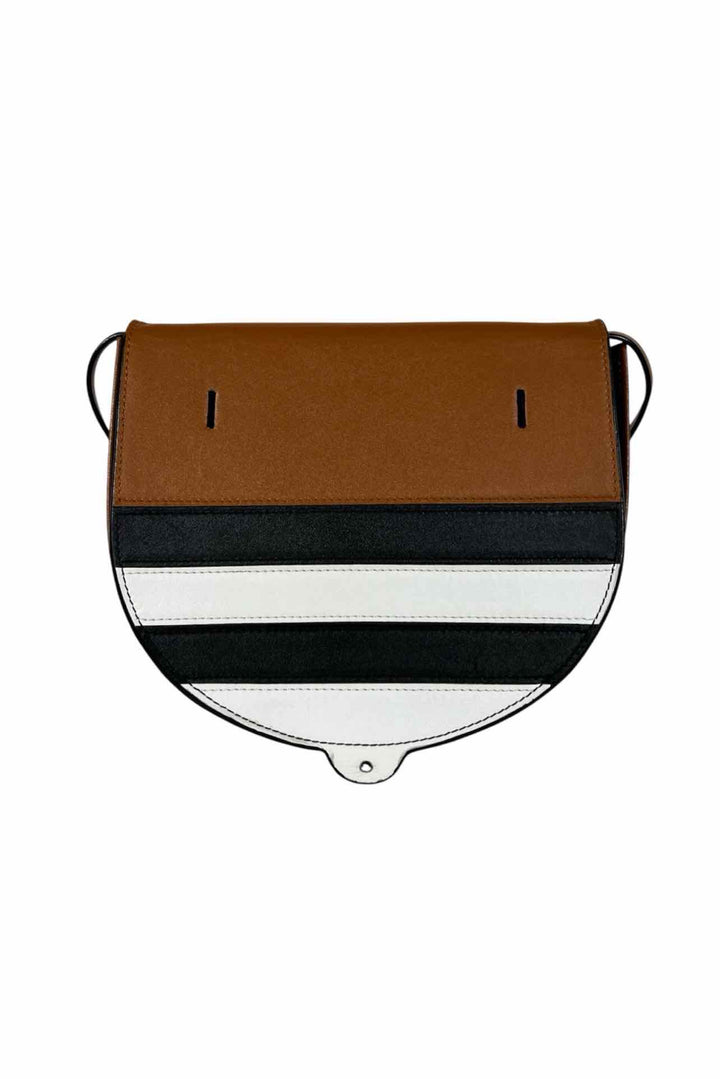 Loewe Mini Duo Heel Saddle Crossbody