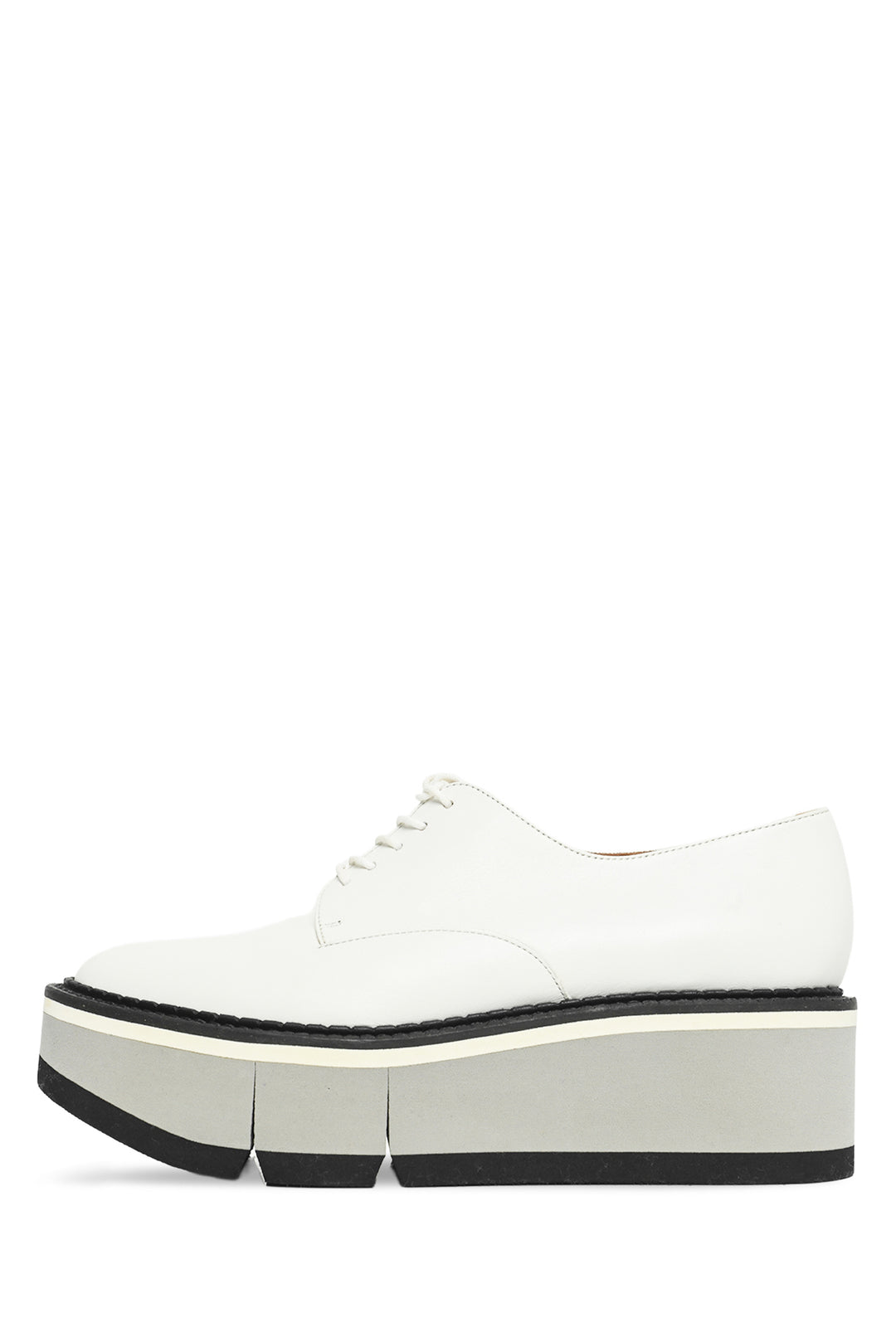Robert Clergerie Size 37.5 Platform Leather Oxford Flats