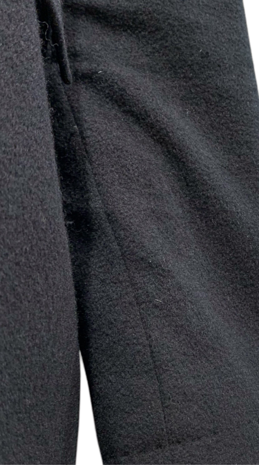 Black Goat Cashmere Double Breasted Size M Coat