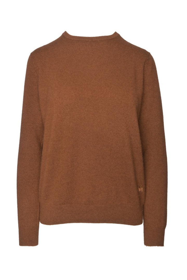 Black Goat Size M Cashmere Crewneck Sweater