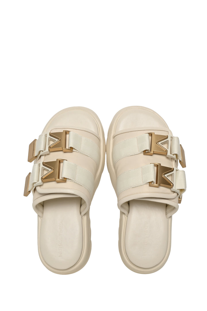 Bottega Veneta Size 39 Nylon Flash Slides