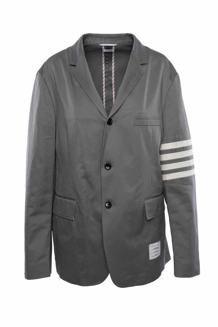 Thom Browne Size XL Men's Cotton Twill 4-Bar Classic Blazer