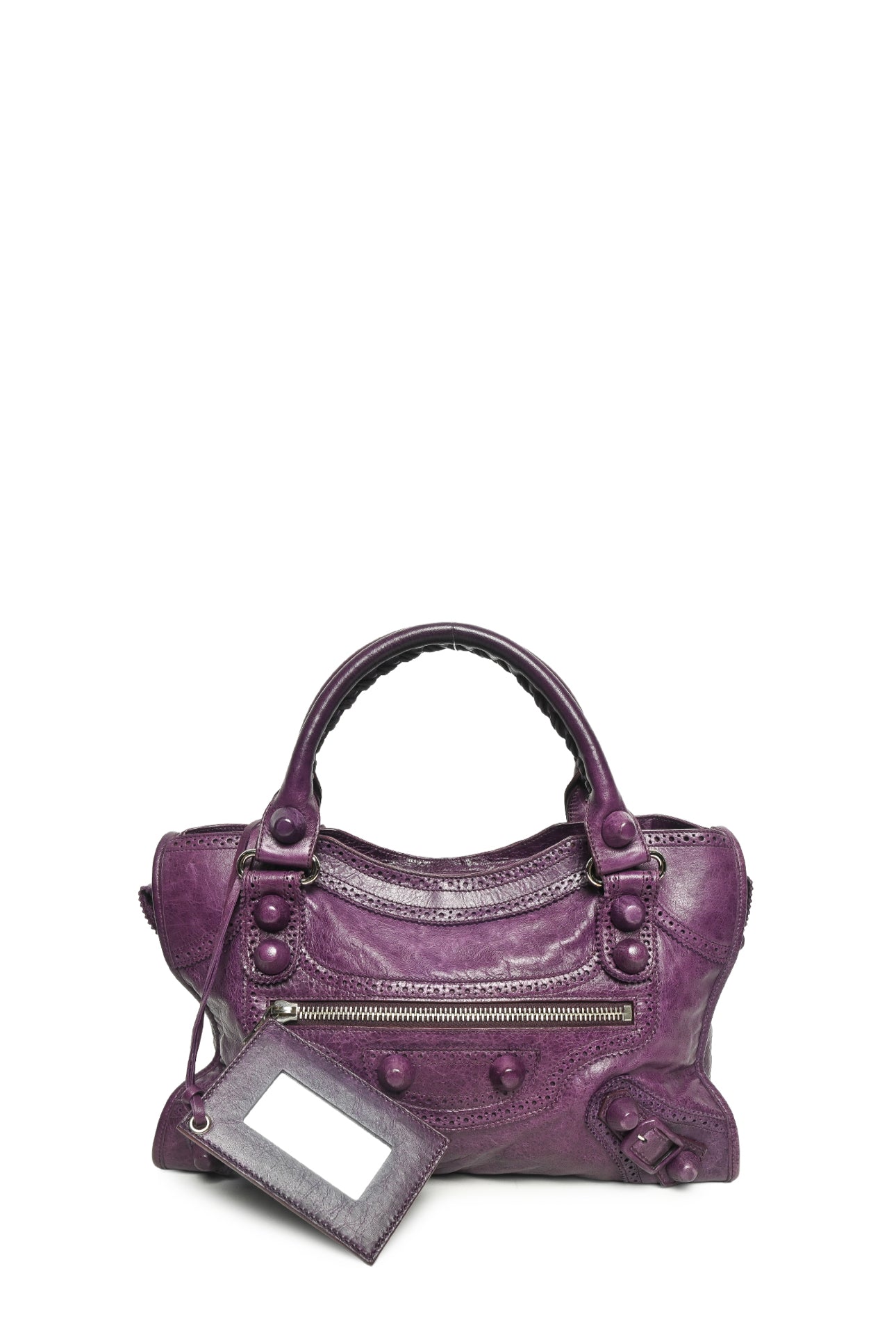 Balenciaga Giant Brogues Covered Motocross City Bag – Turnabout