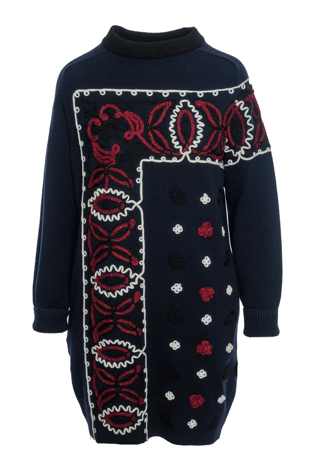 Sacai Bandana Embroidered Sweater