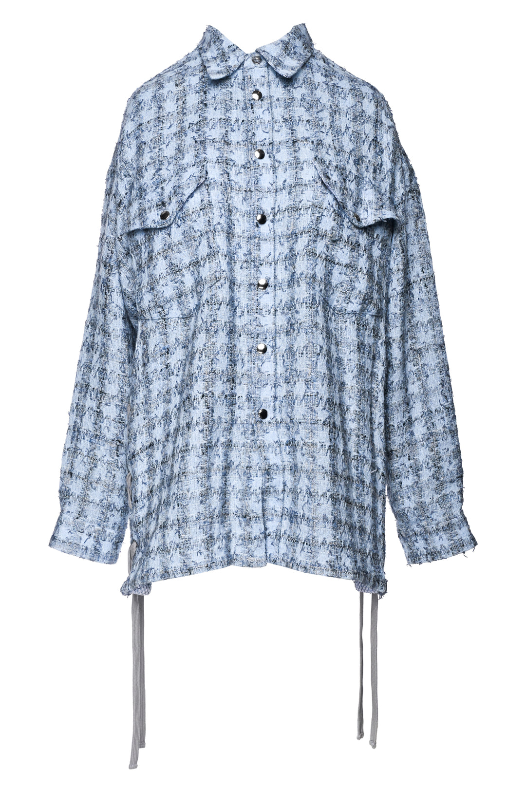 Faith Connexion Size S Laced Tweed Oversize Shirt