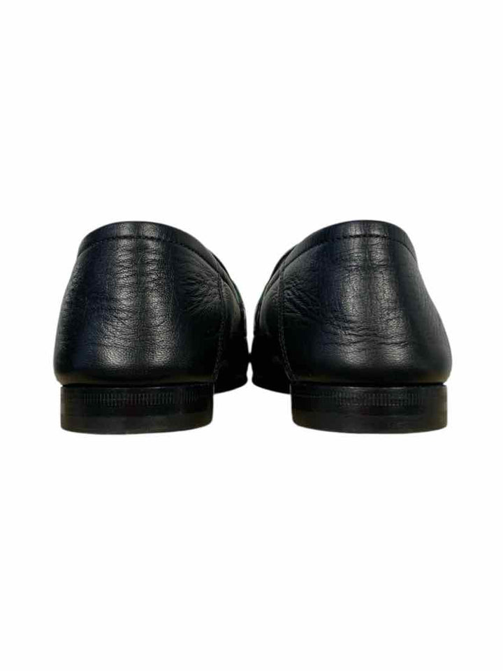 Gucci Size 37.5 Leather Loafers
