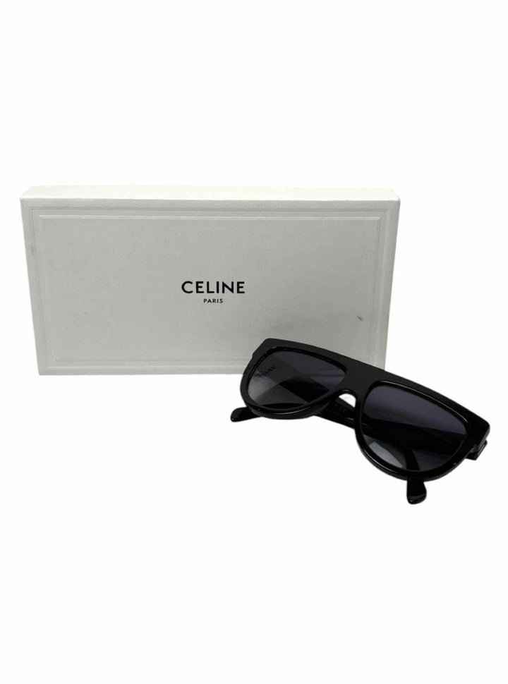 Celine Black Flat Top Sunglasses Eyewear