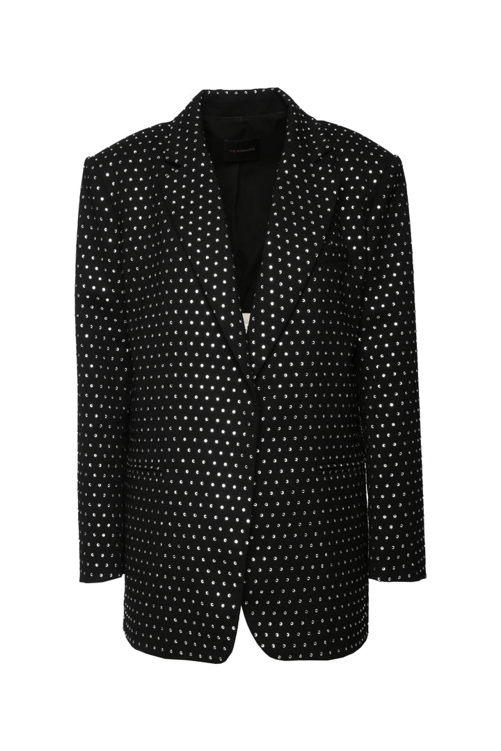 The Andamane Size 8 Guia Oversized Crystal Embellished Blazer