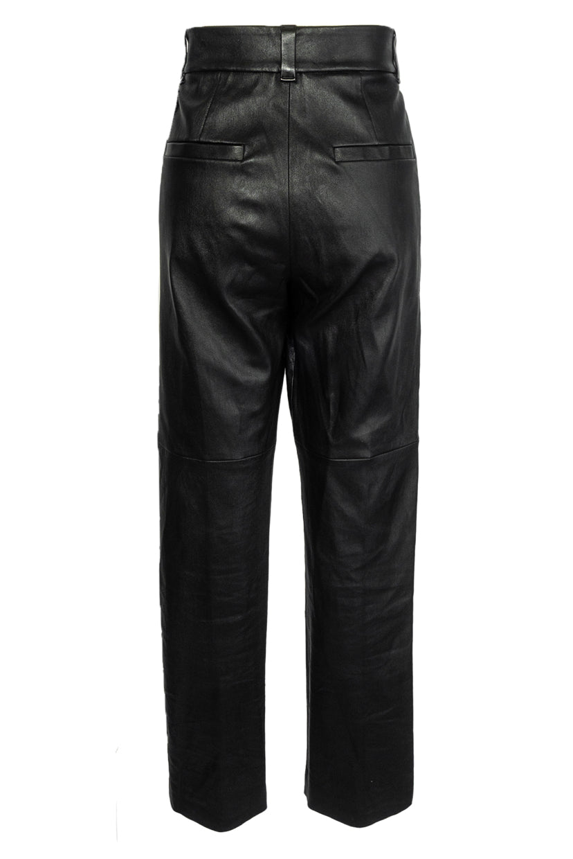 Brunello Cucinelli Size 6 Stretch Nappa Leather Pants