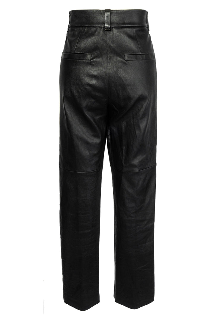 Brunello Cucinelli Size 6 Stretch Nappa Leather Pants