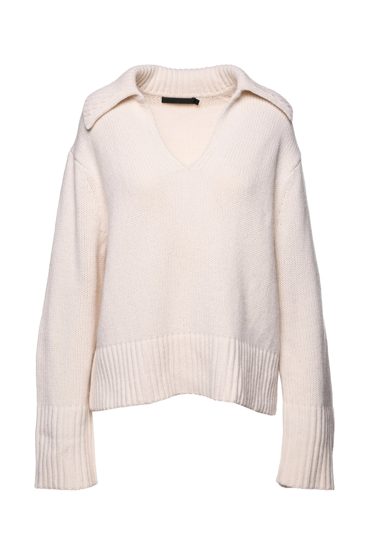 Jenni Kayne Size M Cashmere Phoebo Polo Sweater