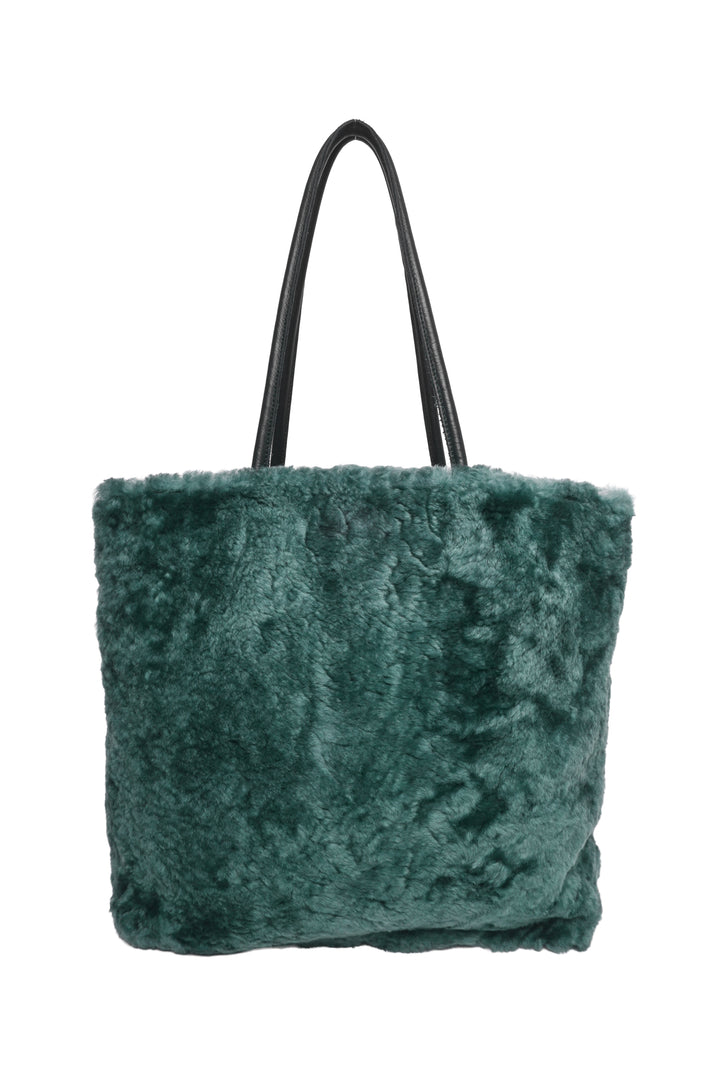 Primecut Shearling Leather Tote