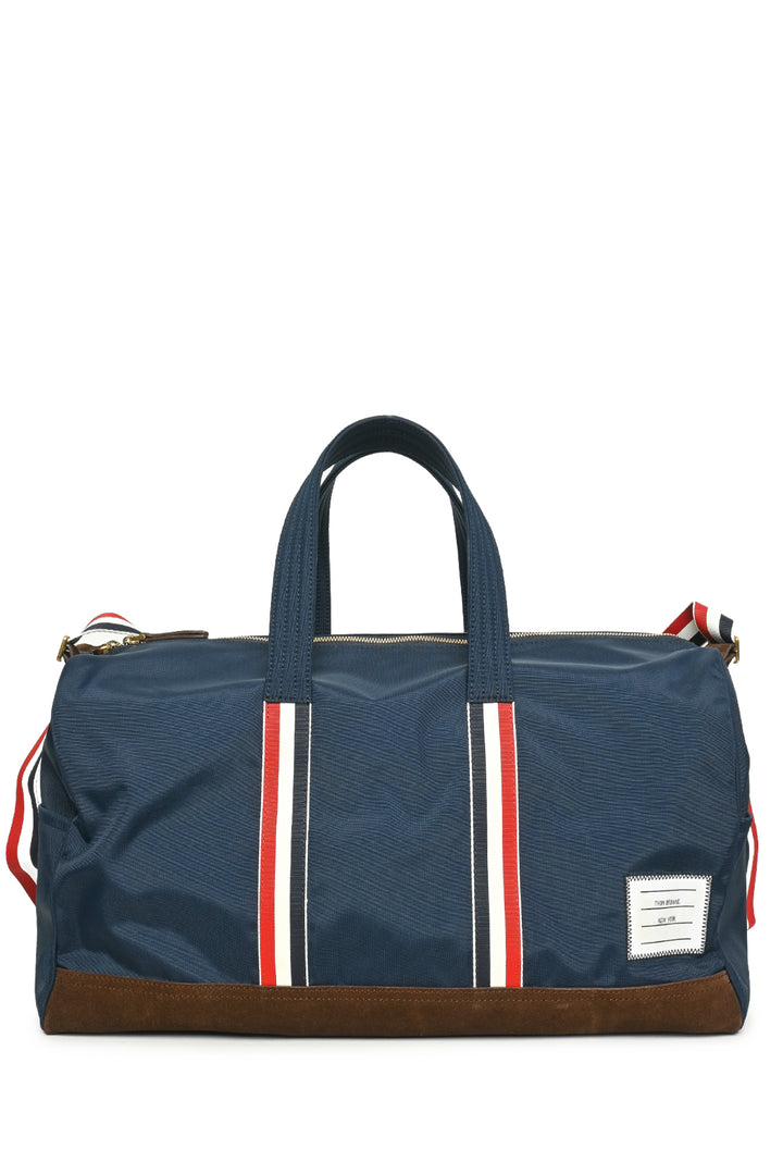 Thom Browne Soft Tech Nylon & Suede Duffle Bags