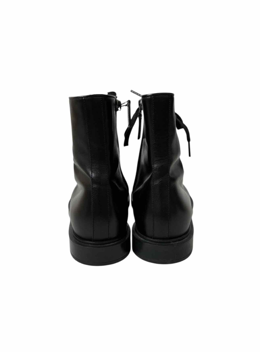 Gucci Size 6 Leather Combat Ankle Boots