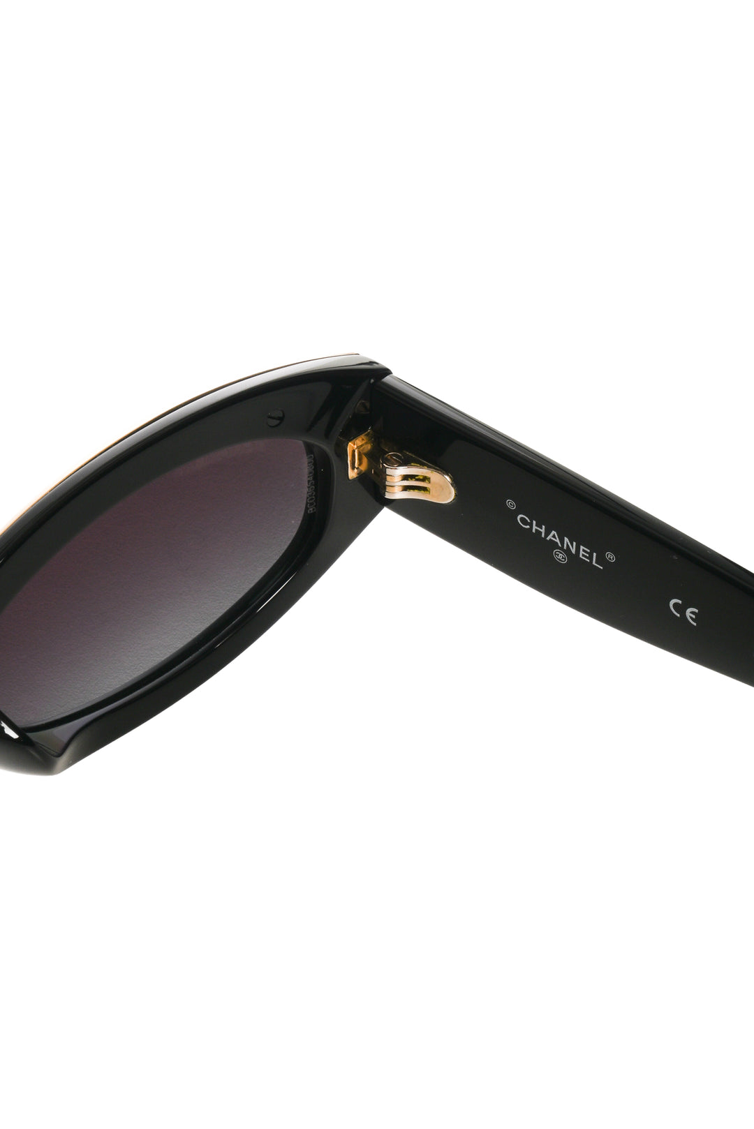 Chanel Logo Trim Cat Eye Sunglasses